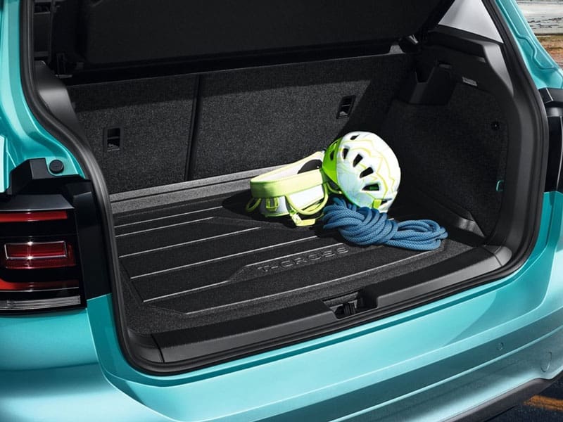 Genuine VW T-Cross Flexible Boot Tray / Liner 2019 onwards (Variable Floor) (2GM061160)