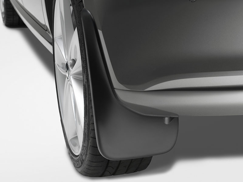 Genuine VW Polo Rear Mudflap Kit 2009-2014 (Shortened) (6R0075106)