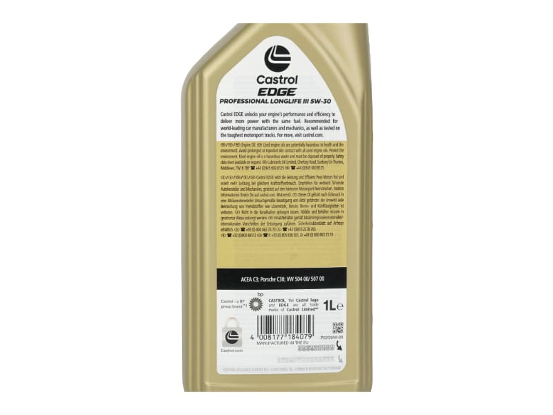 Castrol EDGE Professional 5W30 Longlife III Engine Oil 1 Litre - Image 4