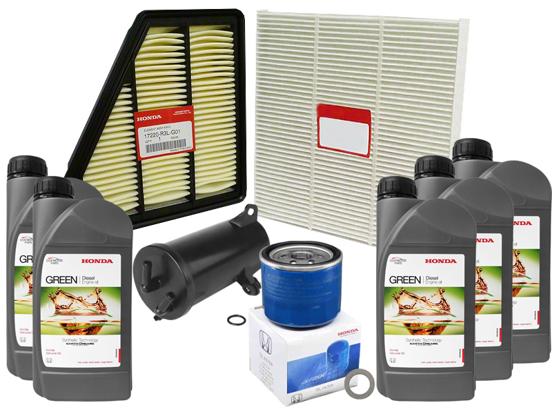 Genuine Honda Civic 1.6 Diesel Major Plus Service Kit 2012-2016