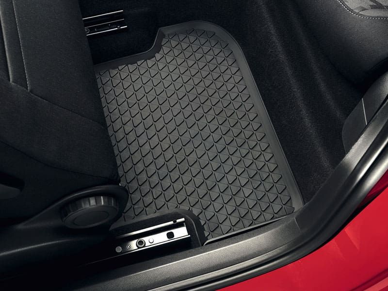 Genuine VW Beetle Rubber Floor Mats Rear 2012-2016 (5C506151282V)