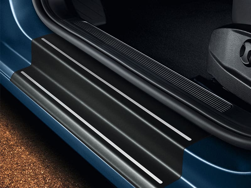 Genuine VW Golf Door Sill Protector Film Black/Silver 5 Door 2013-2020 (5G0071310A19A)