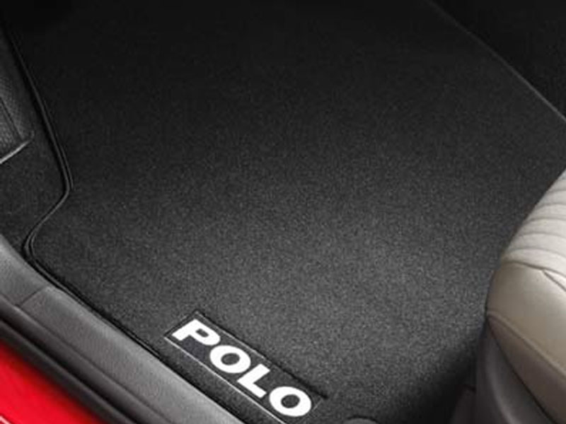 Genuine VW Polo Premium Front Carpet Mats 2009-2017 (6R2061275PWGK)