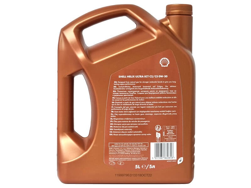 Helix Ultra 0W30 BACK WEB