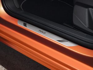 Genuine VW Polo Door Sill Protector Strips Aluminium 2017 Onwards (2G0071303A)