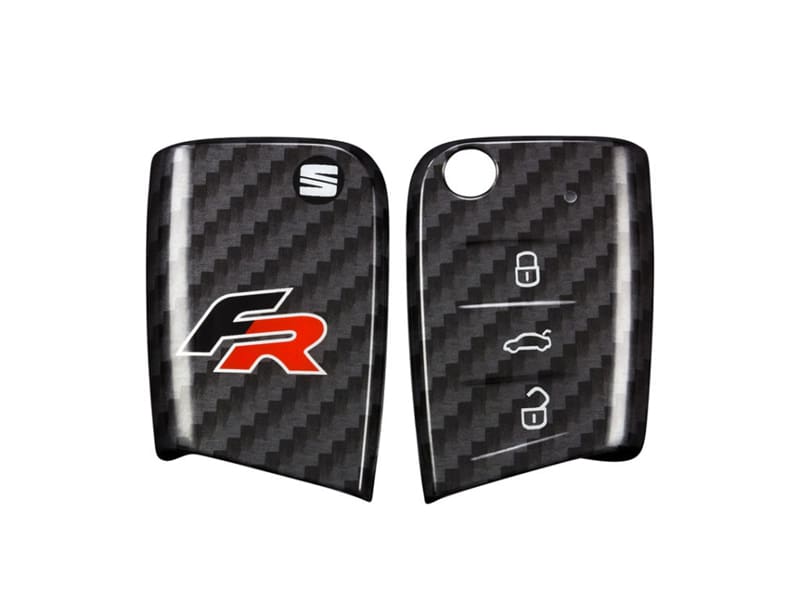 Genuine SEAT Leon Ibiza Key Cover Carbon 000087013ae