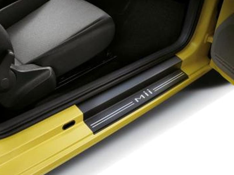 Genuine SEAT Mii 3 Door Black Door Sill Garnishes 2012 Onwards