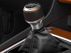 Genuine SEAT Ateca 6 Speed Samoa Orange Gear Knob 2017 Onwards