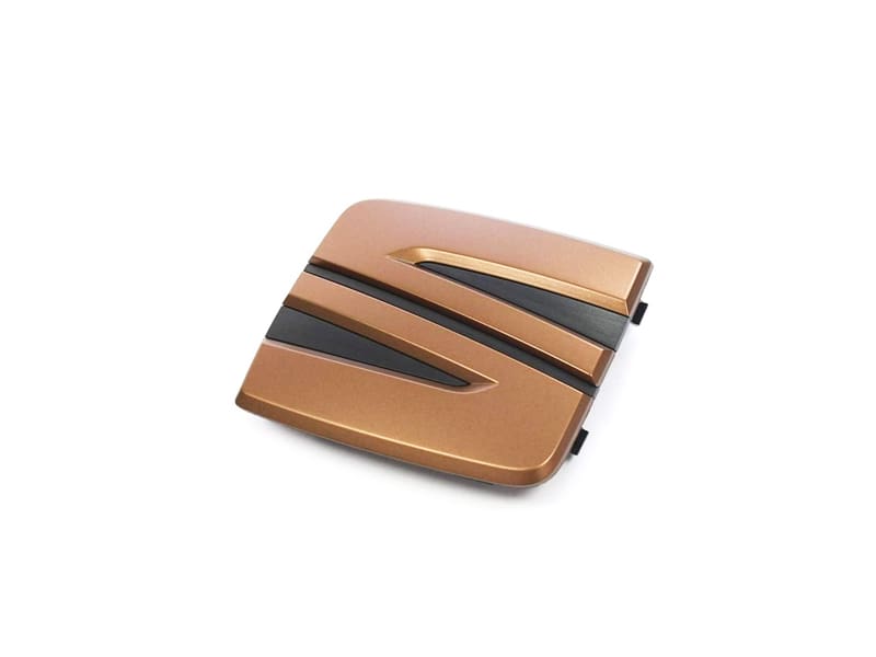 GENUINE SEAT LEON CUPRA COPPER/GOLD FRONT GRILLE S BADGE 2017-2020 5F0853679C27A