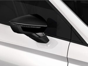 Genuine SEAT Ibiza Painted Wing Mirror Caps Set (Black) 2017 Onwards