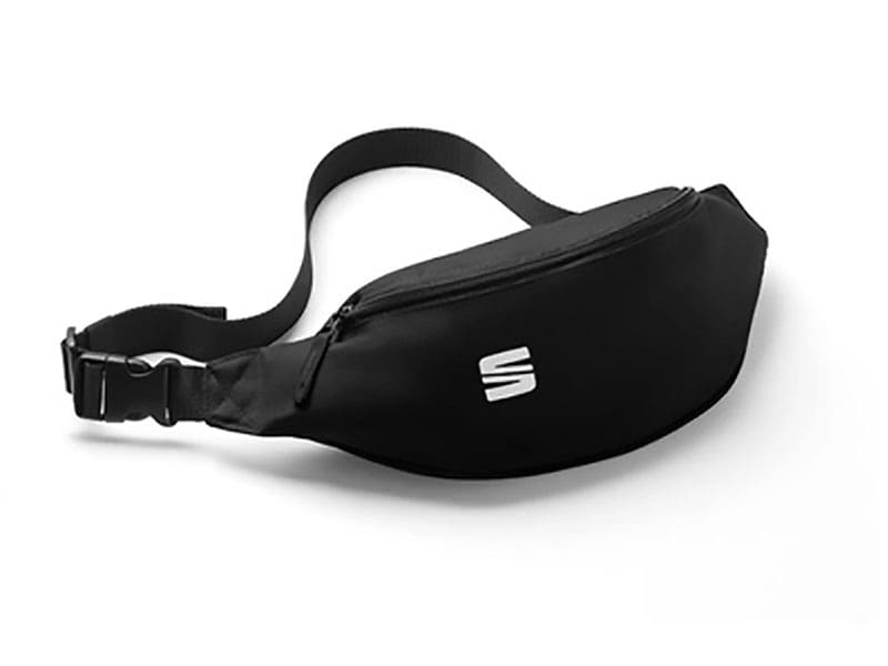 Genuine SEAT Black Bumbag (6H1087312KAA)