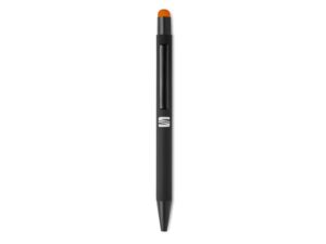 Genuine SEAT Black Soft Touch Pen With Orange Rubber Stylus (6H2087210KBC)