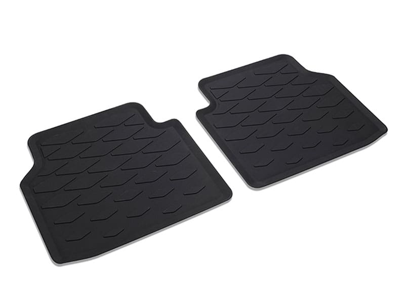Genuine VW ID.4 ID.5 All Weather Rear Rubber Floor Mats 2021 Onwards (11A06151282V)