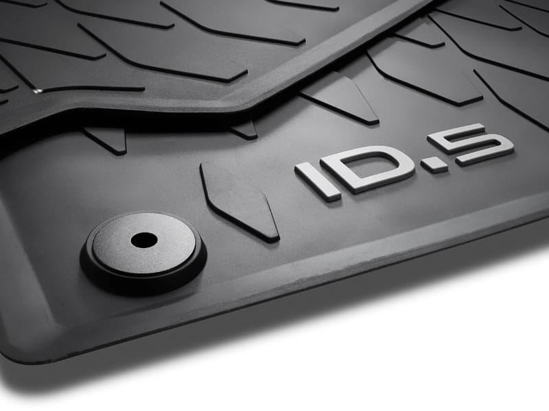 Genuine VW ID.5 All Weather Front Rubber Floor Mats 2022 Onwards (11E061502A82V)