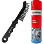 Wurth Brake Cleaner and Wire Brush +&pound;16.74