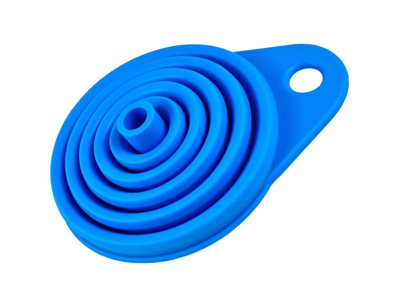 Cox Motor Parts Collapsible Silicone Funnel - Blue - Image 2