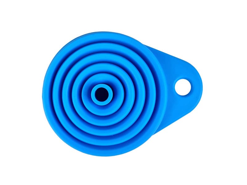 Cox Motor Parts Collapsible Silicone Funnel - Blue - Image 3