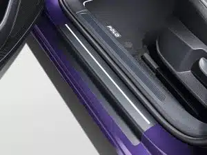 Genuine VW Polo/Taigo Door Sill Protector Film 2017 onwards (Black/Silver) (2G4071310BXF)