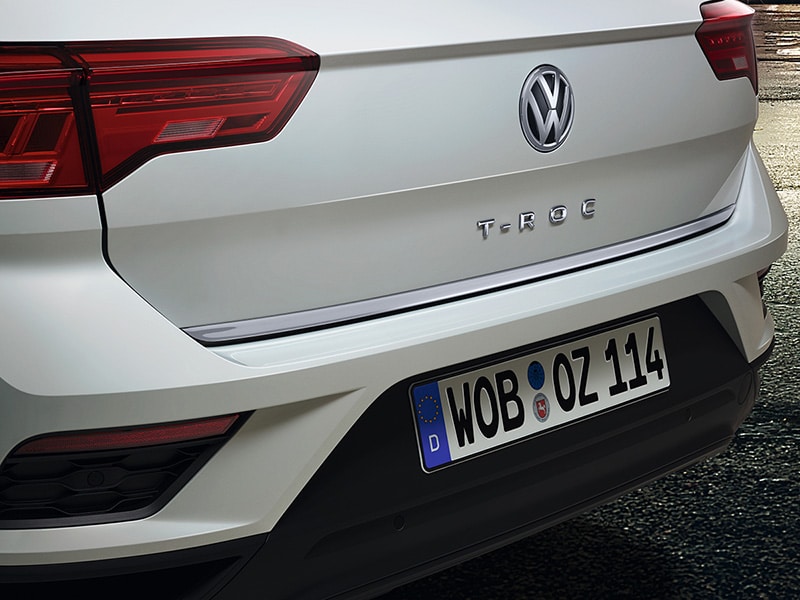 Genuine VW T-Roc Protective Tailgate Trim 2018 onwards (Chrome) (2GA071360)