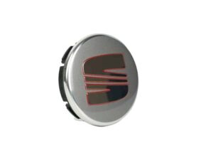Genuine Seat Silver/Red Centre Cap (6LL601171UFT)