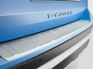Genuine VW T-Cross Rear Bumper Protector 2019 Onwards (Stainless Steel) (2GM061195)