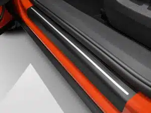 Genuine VW Tiguan Door Sill Protective Film 2024 Onwards (Black/Silver) (571071310ZMD)