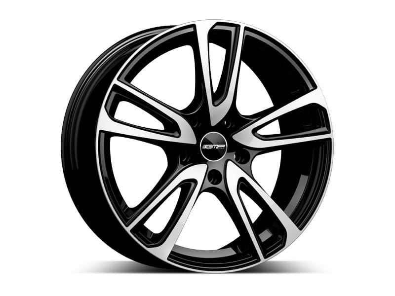 GMP Italia - ASTRAL - 17 Inch Alloy Wheels (Set of 4) - Gloss Black / Black Diamond - For Honda Civic / HRV