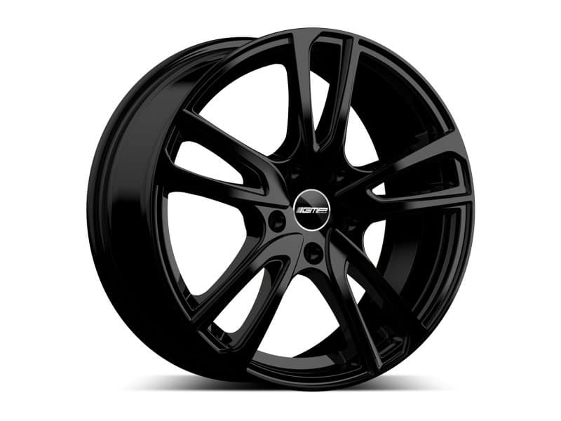 GMP Italia - ASTRAL - 17 Inch Alloy Wheels (Set of 4) - Gloss Black / Black Diamond - For Honda Civic / HRV - Image 6