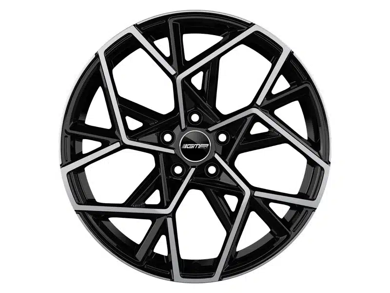 GMP Italia - CARTESIO - 19 Inch Alloy Wheels (Set of 4) - Gloss Black / Black Diamond - For VW Golf / SEAT Leon - Image 5