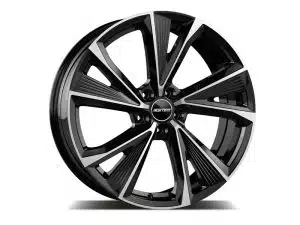 GMP Italia - EVENTO - 18 Inch Alloy Wheels (Set of 4) - Gloss Black / Black Diamond / Anthracite - For VW Golf / SEAT Leon