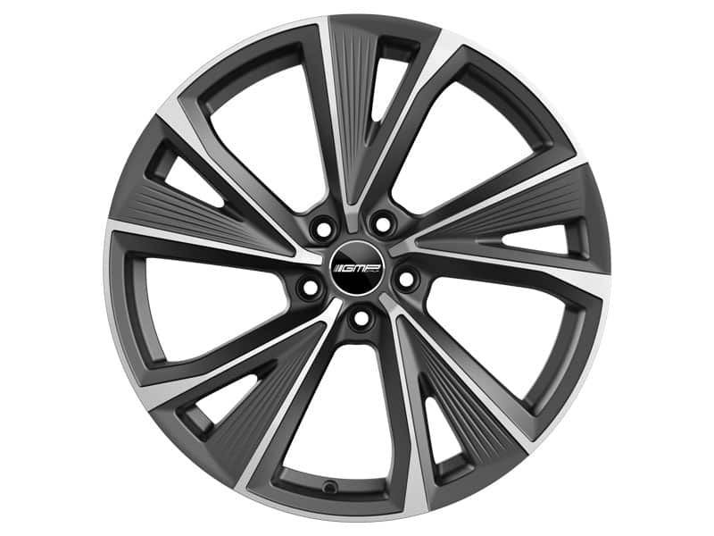 GMP Italia - EVENTO - 18 Inch Alloy Wheels (Set of 4) - Gloss Black / Black Diamond / Anthracite - For CUPRA Leon - Image 6