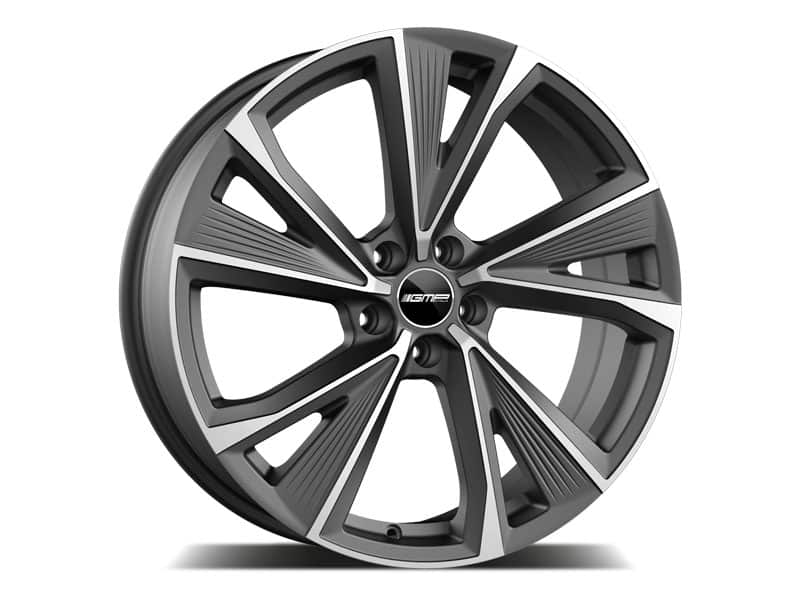 GMP Italia - EVENTO - 18 Inch Alloy Wheels (Set of 4) - Gloss Black / Black Diamond / Anthracite - For CUPRA Leon - Image 7