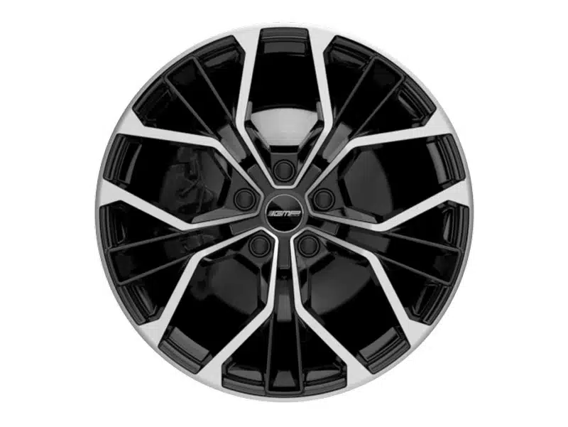 GMP Italia - MATISSE - 17 Inch Alloy Wheels (Set of 4) - Gloss Black / Black Diamond - For VW Golf / SEAT Leon - Image 4