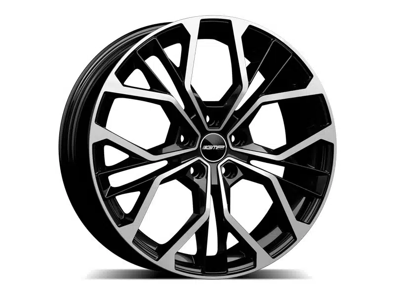 GMP Italia - MATISSE - 17 Inch Alloy Wheels (Set of 4) - Gloss Black / Black Diamond - For VW Golf / SEAT Leon - Image 3