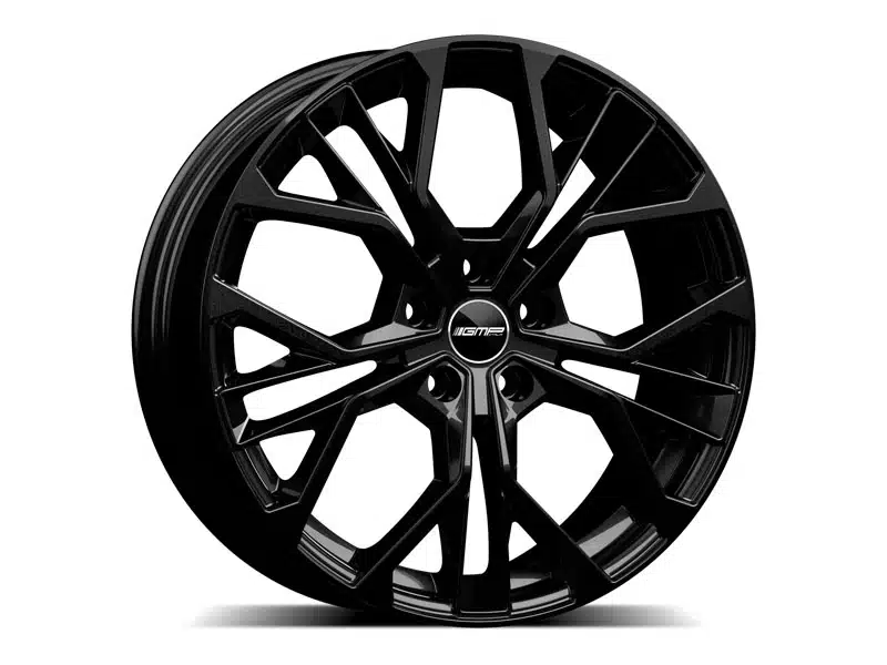 GMP Italia - MATISSE - 17 Inch Alloy Wheels (Set of 4) - Gloss Black / Black Diamond - For VW Golf / SEAT Leon - Image 6