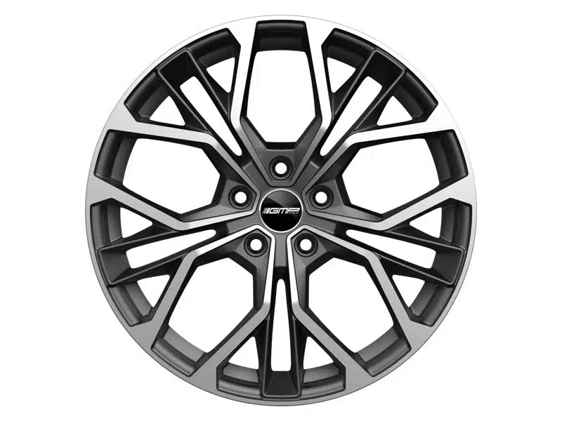 GMP Italia - MATISSE - 16 Inch Alloy Wheels (Set of 4) - Gloss Black / Black Diamond / Anthracite - For VW Polo / SEAT Ibiza - Image 8