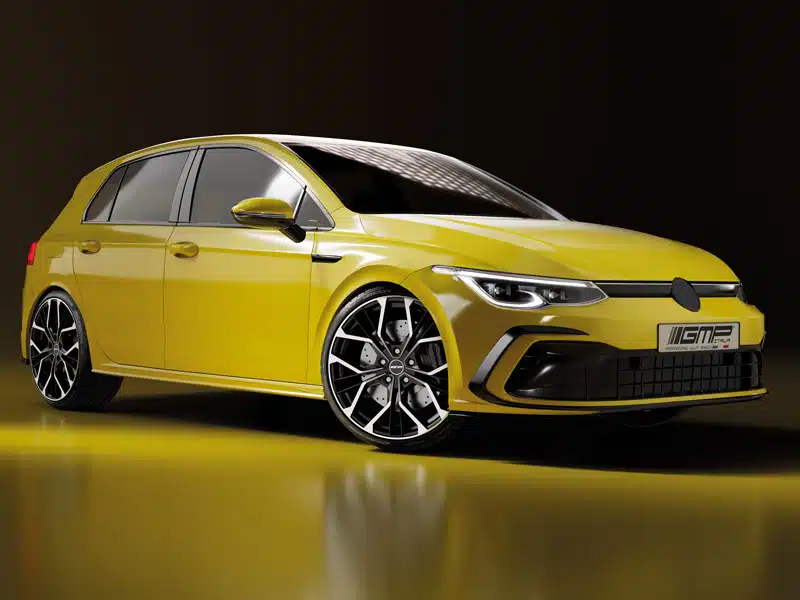 GMP Italia - MATISSE - 17 Inch Alloy Wheels (Set of 4) - Gloss Black / Black Diamond - For VW Golf / SEAT Leon - Image 8