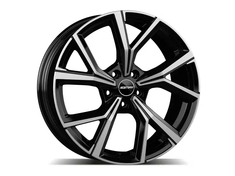 GMP Italia - MENTOR - 17 Inch Alloy Wheels (Set of 4) - Gloss Black / Black Diamond / Anthracite - For VW Polo / SEAT Ibiza