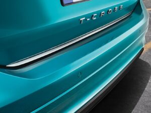 Genuine VW T-Cross Tailgate Protective Trim 2019 onwards (Chrome Silver) (2GM071360)