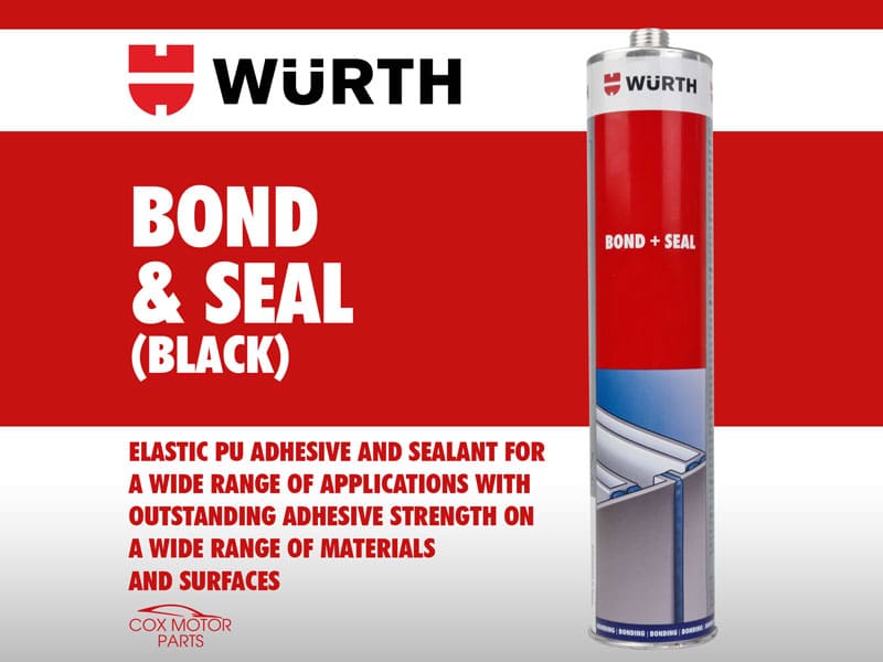 Wurth Bond & Seal Structural Adhesive Black 300ml (08901003) - Image 2