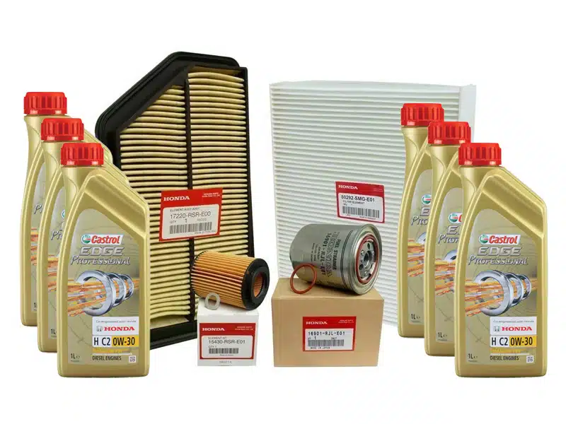 Genuine Honda Civic 2.2 Diesel Major PLUS Service Kit-Castrol 2006-2011