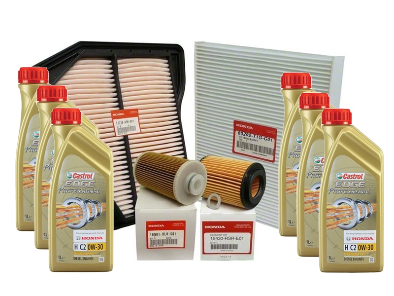 Genuine Honda CR-V Diesel I-DTEC Major Plus Service Kit-Castrol 2010-2012