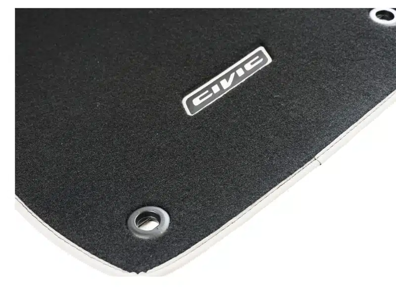 Genuine LHD Honda Civic Drivers Carpet Mat (Grey Binding) 2012-2016 (08P15TV0630R1) - Image 2