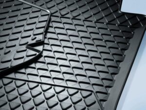Genuine VW UP Rear Rubber Mat Set 2012 Onwards (1S0061511041)