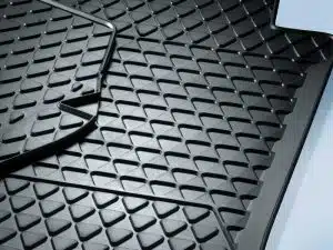Genuine VW UP Rear Rubber Mat Set 2012 Onwards (1S0061511041)