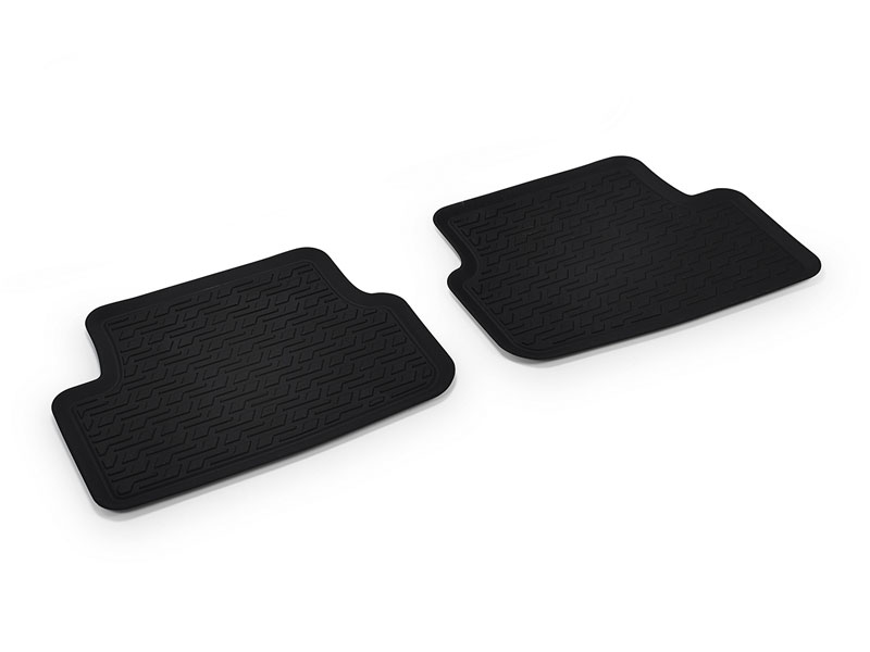 Genuine VW Polo/Taigo Rear Rubber Mats 2022 onwards (2G706151282V) - Image 2