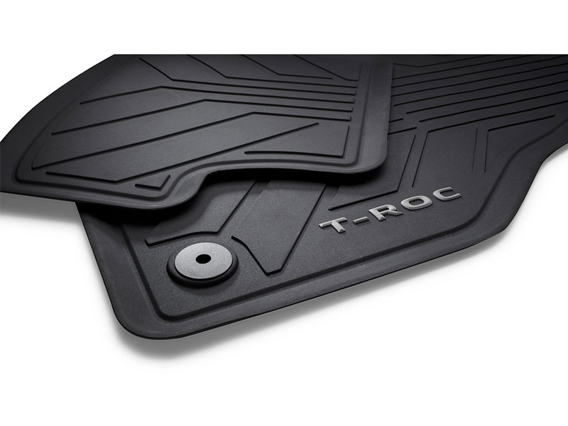 Genuine VW T-Roc Front Rubber Mats 2018 Onwards (2GB06150282V) - Image 2