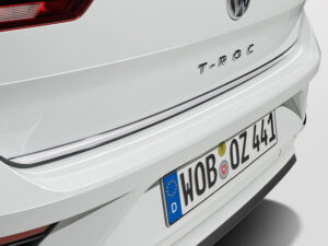 Genuine VW T-Roc Cabriolet Tailgate Protective Trim 2020 onwards (Chrome/Silver) (2GC071360)