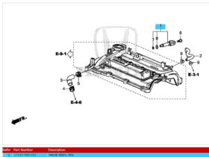 Genuine Honda CR-V Petrol PCV Valve 2002-2011 (17130PNA003) (Copy)