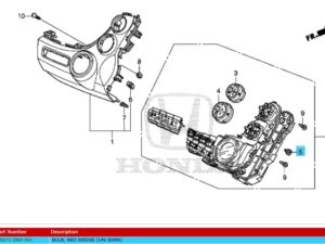 Genuine Honda CR-V Dashboard Heater Control Bulb 2002-2006 (79670SL0A01) (Copy)